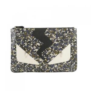Fendi BAG BUGS Clutch Green